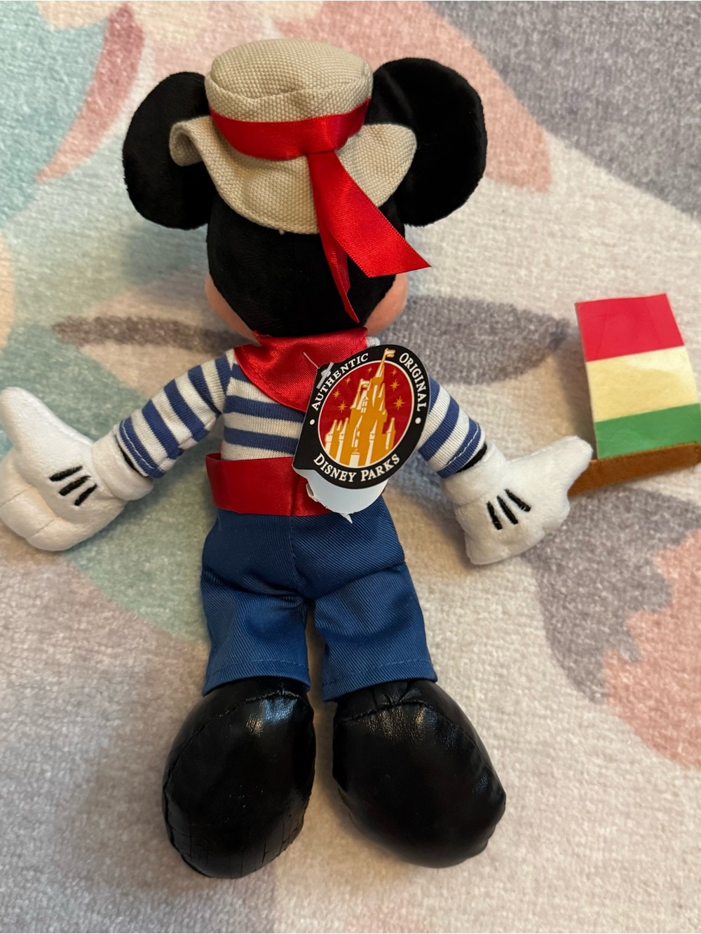 Vintage Disney Parks Epcot Italy Pavilion Mickey Mouse Plush - Picture 2 of 5